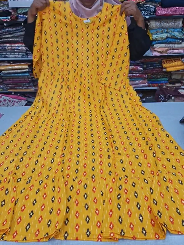 Premium Rayon Full Length Maxi Gown | MG101